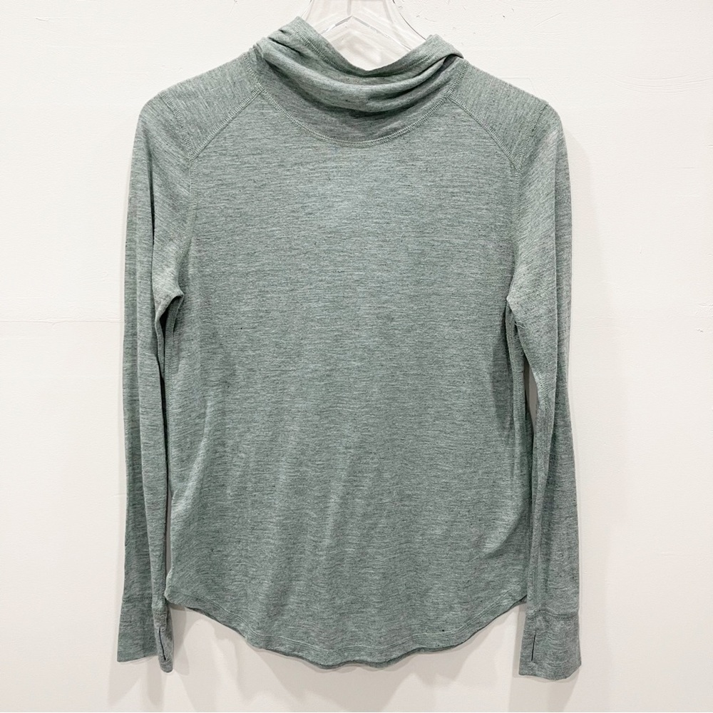 Lou & Grey Lightweight Casual Long Sleeve Hooded Top Small